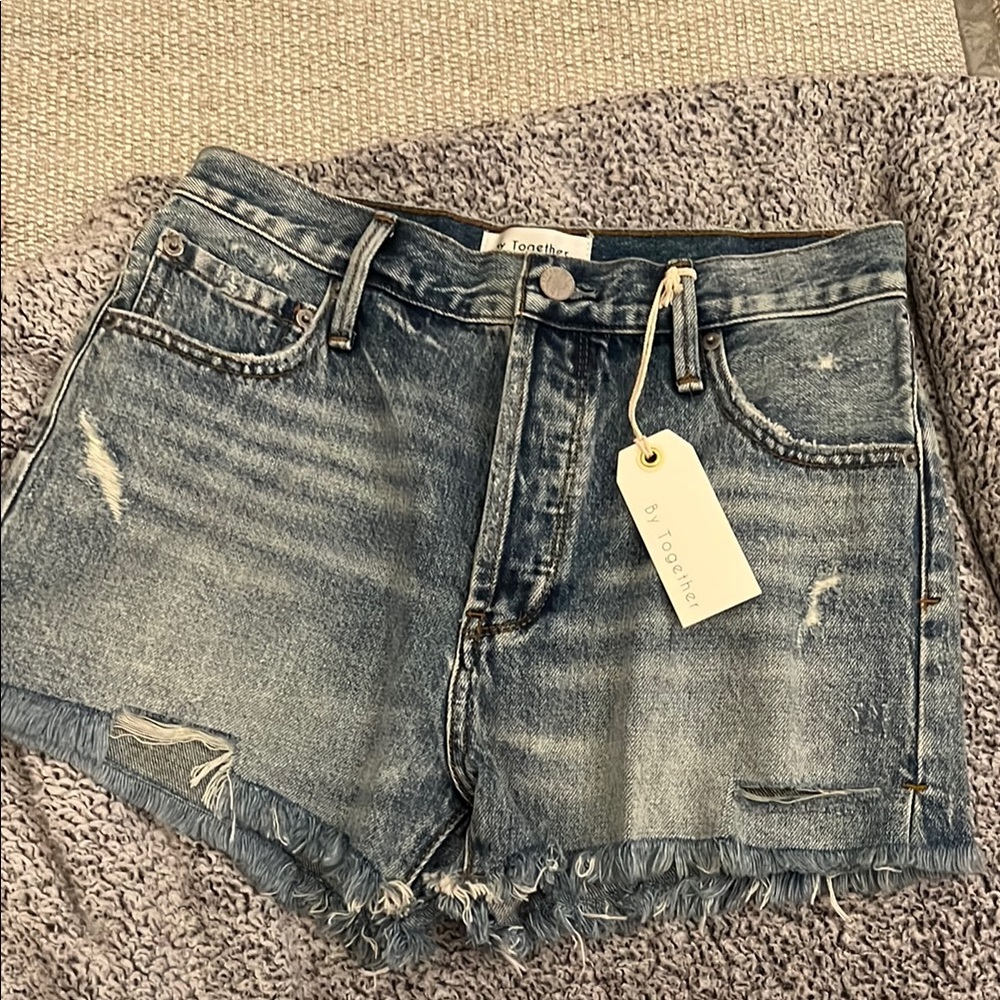 Blue Denim Women's Shorts